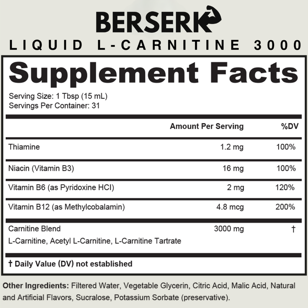 Liquid L-Carnitine 3000