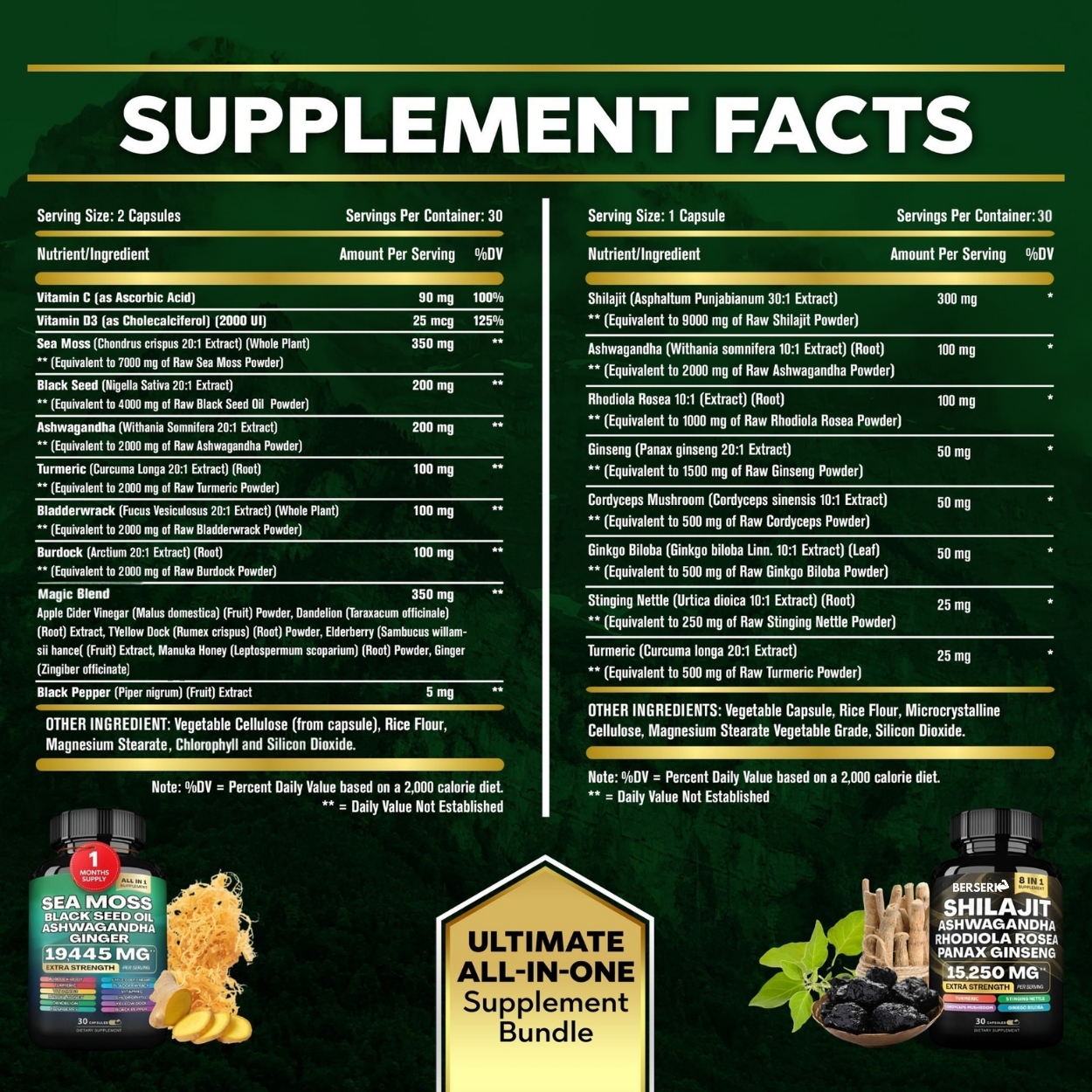 Berserk™ 20-in-1 Supplement Bundle