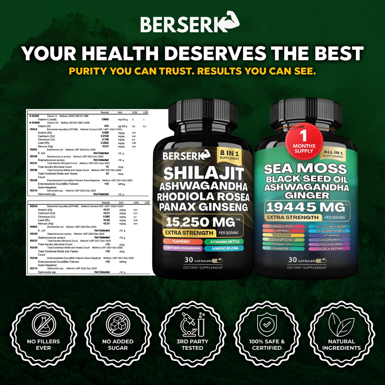 Berserk™ 20-in-1 Supplement Bundle