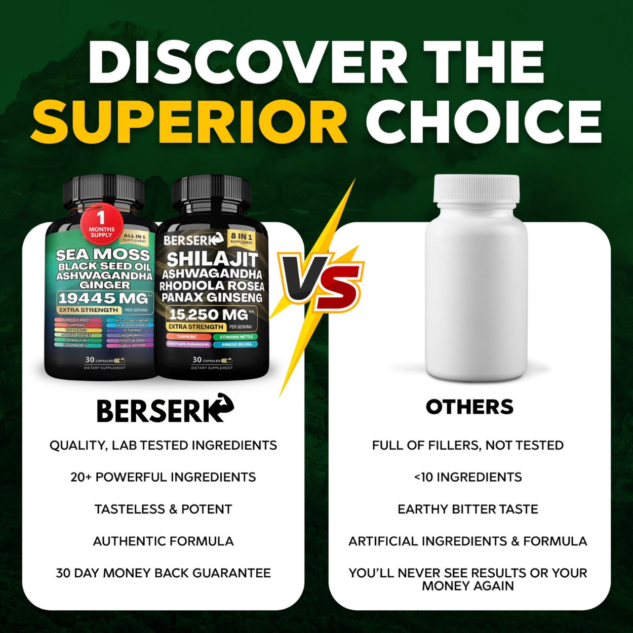 Berserk™ 20-in-1 Supplement Bundle