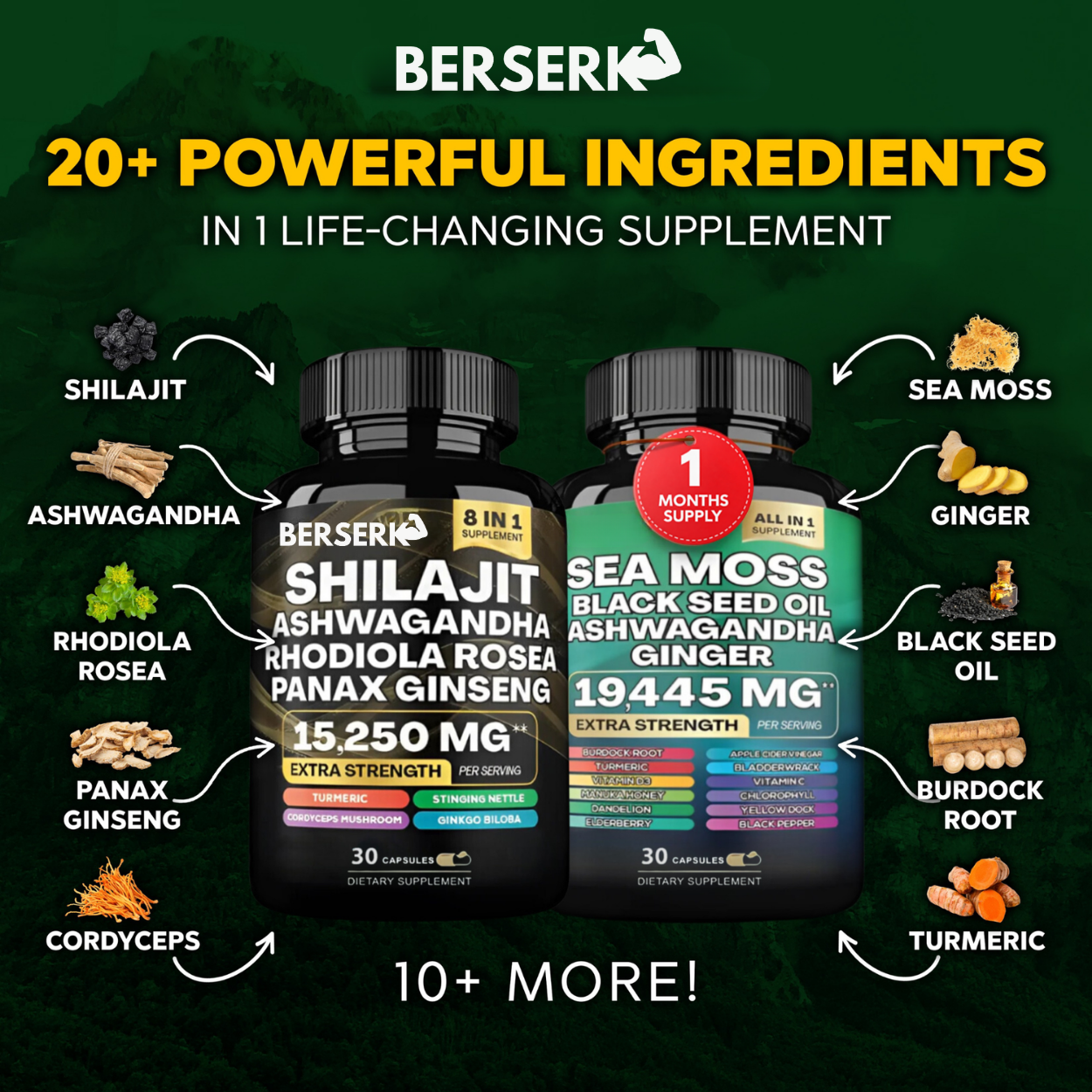 Berserk™ 20-in-1 Supplement Bundle
